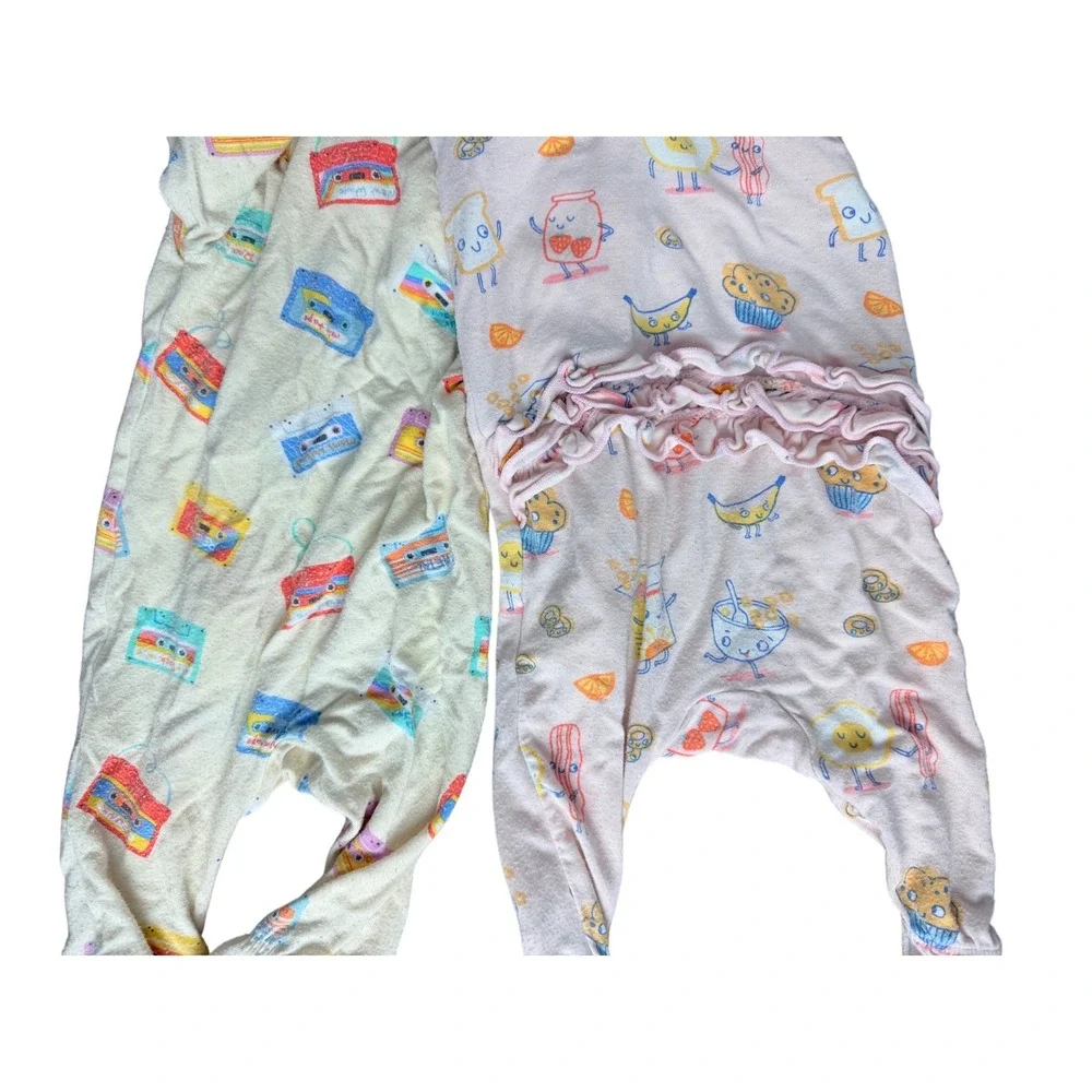 Angel Dear Bamboo Footie‎ Pajamas Zip Newborn 0-3 Months Printed Girl